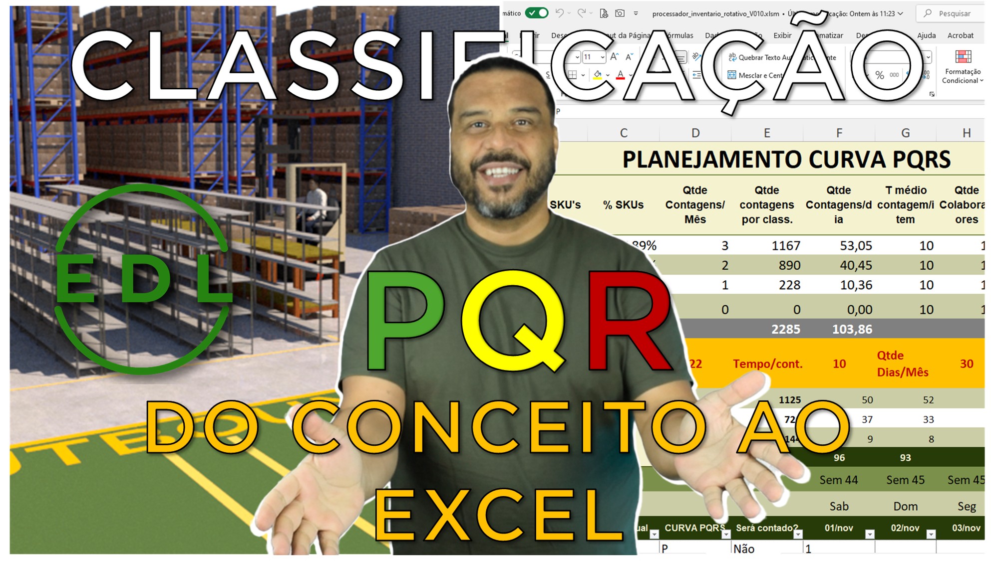 Classificação PQR na Logística: Conceito, Aplicabilidade e Como Fazer no Excel